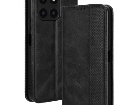 Bofink Vintage Honor X6a 4G leather case - Black For Cheap