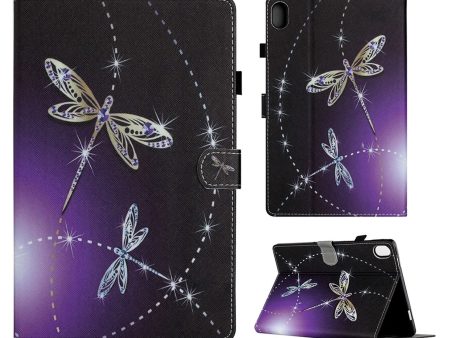 Lenovo Tab P11 cool pattern leather case - Dragonfly Online Hot Sale