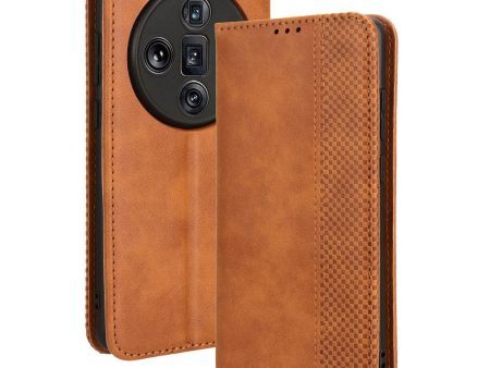 Bofink Vintage Oppo Find X7 Ultra leather case - Brown Discount