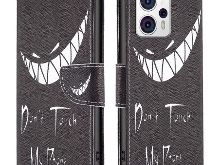 Wonderland Motorola Moto G23   G13   G53 flip case - Don t Touch My Phone For Sale