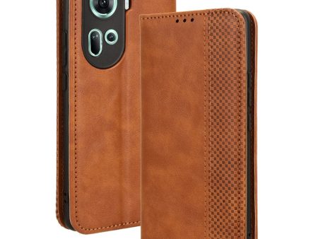 Bofink Vintage Oppo Reno11 leather case - Brown Online Hot Sale