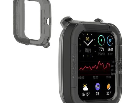 Amazfit GTS 2 Mini   Pop pro simple TPU cover - Transparent Black Sale