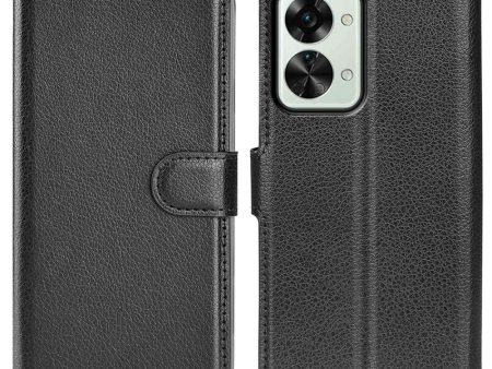 Classic OnePlus Nord 2T flip case - Black Fashion