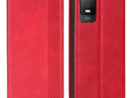 Bofink Vintage TCL 403 leather case - Red Supply