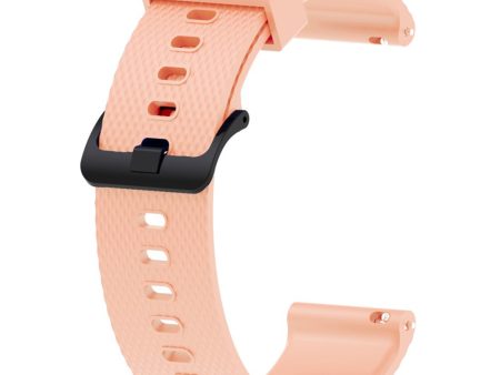 20mm Garmin Vivomove Luxe   Vivomove 3   Vivomove Style   Venu silicone watch band - Pink Hot on Sale