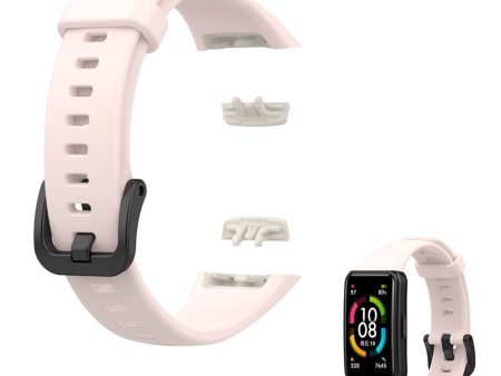 Honor Band 6 silicone watch band - Light Pink Online