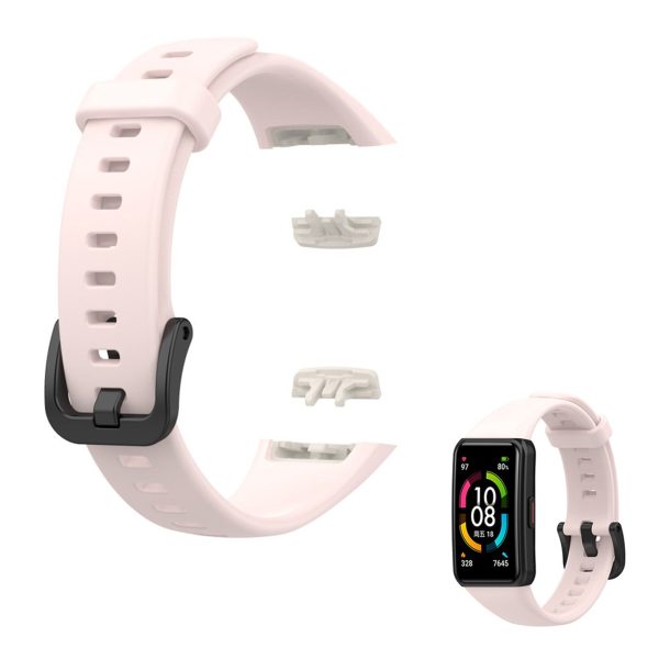 Honor Band 6 silicone watch band - Light Pink Online