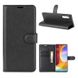 Classic LG Velvet flip case - Black For Sale