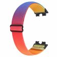 Huawei Band 8 elastic bohemian nylon strap - Rainbow Online