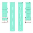 20mm Universal dots design silicone watch strap - Green Discount