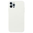 Beveled anti-drop rubberized cover for iPhone 15 Pro Max - White For Cheap