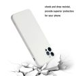 Beveled anti-drop rubberized cover for iPhone 15 Pro Max - White For Cheap