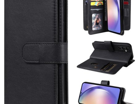 10-slot wallet case for Samsung Galaxy A54 - Black Online Hot Sale