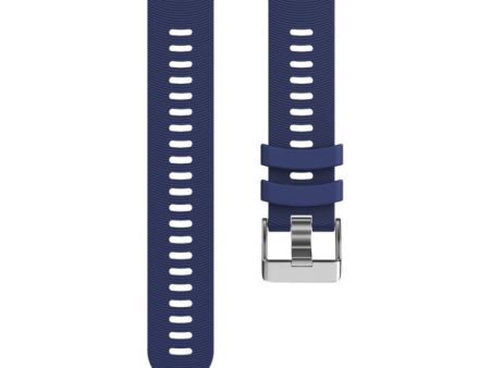 Garmin Vivomove   Forerunner 245 Music   645 Music silicone watch band - Dark Blue For Discount