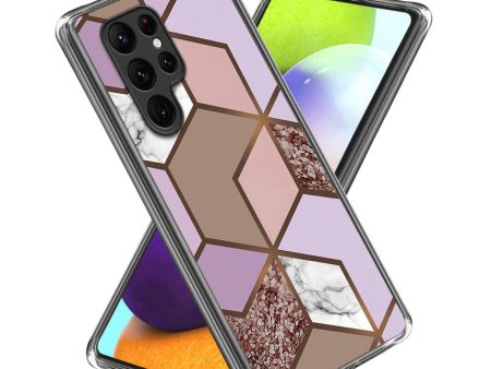 Marble design Samsung Galaxy S24 Ultra cover - Style C Online Sale