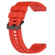 Watch Band for Huawei Watch Ultimate   Watch 3   Watch 3 Pro Silicone Replacement Band with Extension Strap - Red Online Sale