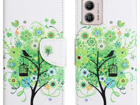 Wonderland Motorola Moto G23   G13   G53 flip case - Green Tree Online