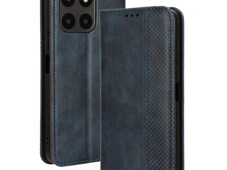 Bofink Vintage Honor X6a 4G leather case - Blue For Discount