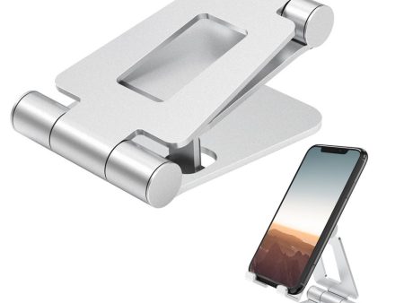 Universal aluminum alloy desktop mount bracket - Silver Cheap