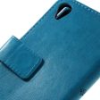 Moberg Sony Xperia X Butterfly Leather Case - Blue Online now