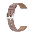 20mm Cowhide leather strap for Samsung   Garmin   Amazfit - Deep Pink For Discount