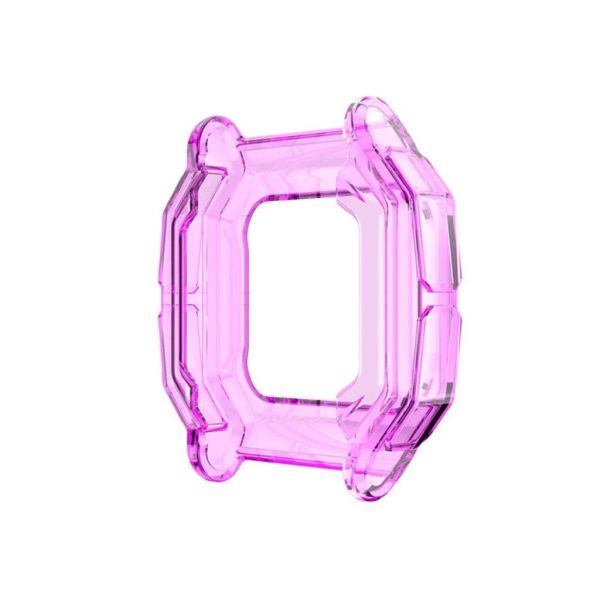 Clear TPU cover for Amazfit Neo - Transparent Purple Fashion