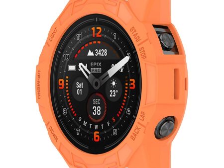 HAT PRINCE Garmin Fenix 7X   7X Pro   Epix Pro (51mm) hollow cover - Orange For Sale