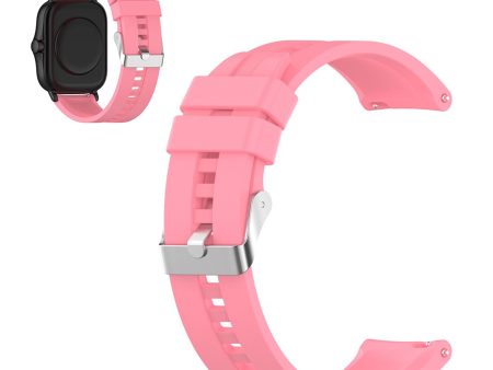 20mm silicone watchband for Amazfit GTS devices - Pink Discount