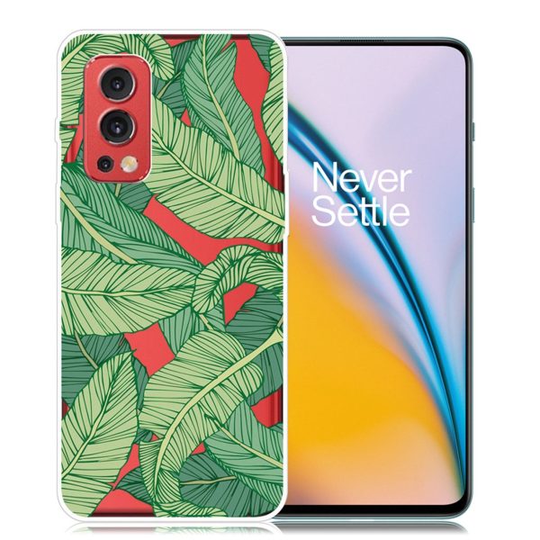 Deco OnePlus Nord 2 5G case - Green Leafs For Cheap