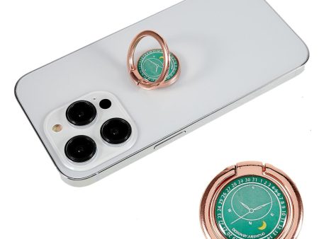 Compass style smartphone ring holder - Dark Green Online Sale