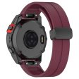 20mm silicone strap with tool for Garmin Fenix 7S   Quatix 3   Descent MK2  - Wine Red Online