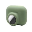 2-in-1 AirPods Pro   AirTags silicone case - Green Online Hot Sale