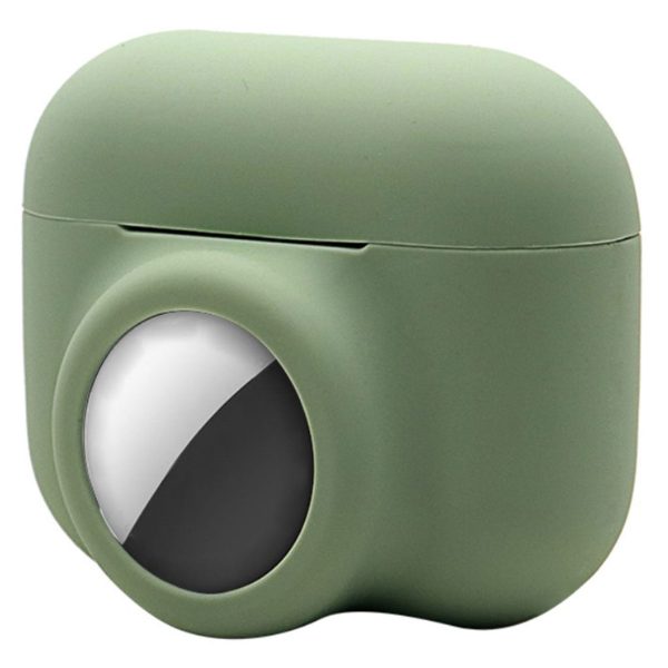 2-in-1 AirPods Pro   AirTags silicone case - Green Online Hot Sale