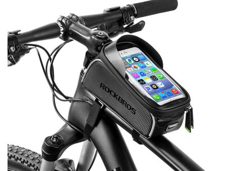 ROCKBROS MTB waterproof bicycle bike top frame bag for 6-inch Smartphone For Discount