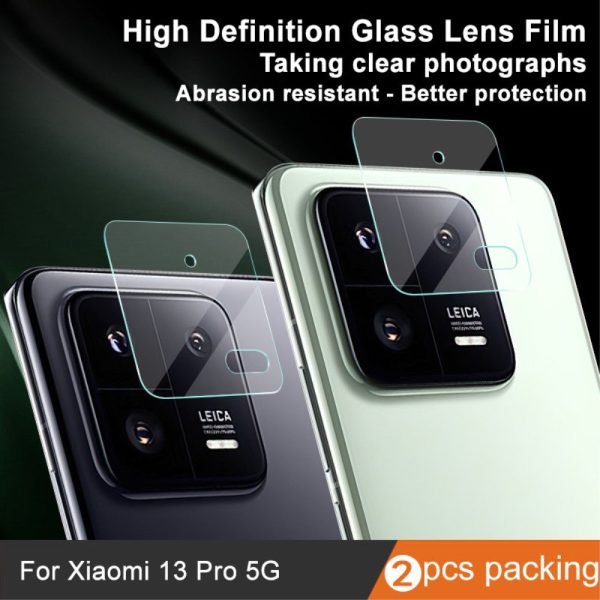 IMAK 2pcs ultra clear glass camera lens protector for Xiaomi 13 Pro Sale