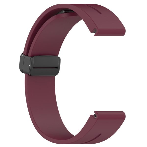 20mm silicone strap with tool for Garmin Fenix 7S   Quatix 3   Descent MK2  - Wine Red Online