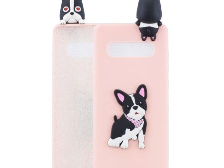 Samsung Galaxy S10 3D pattern soft case - Dog For Cheap