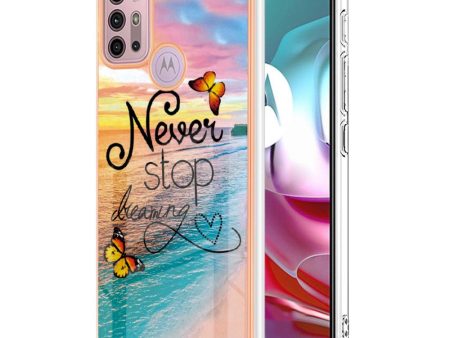 Marble Motorola Moto G20   G30   G10 case - Never Stop Dreaming Online