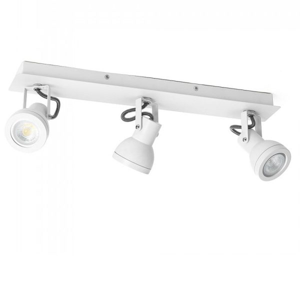 Reagan Bar Spotlight Triple in Black or White on Sale