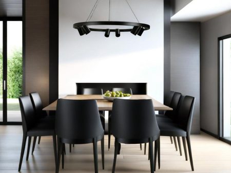 Pano Pendant Light 6Lt in Black Sale