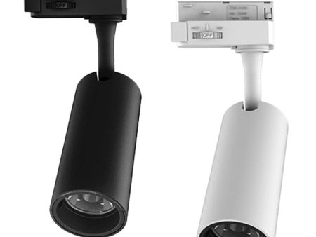 Single Circuit LED Track Light 20w in Black or White Online