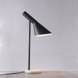 Ava Sleek Angular, Marble and Metal Table Lamp - Black, 560mm High, PL0081 Cheap