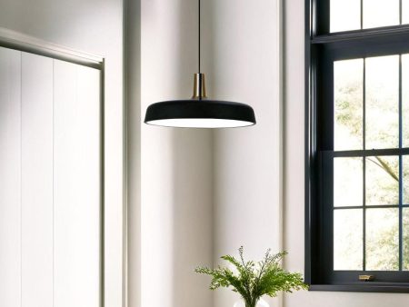 Madison.42 LED Pendant Light CCT 24w in Black or White Online Sale