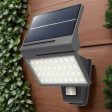 4.2w LED Solar Wall Light in Black w  Sensor Fashion