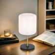 Korova Table Lamp in Opal or Smoke Glass Sale