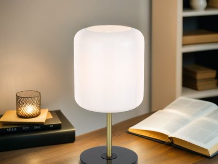 Korova Table Lamp in Opal or Smoke Glass Sale