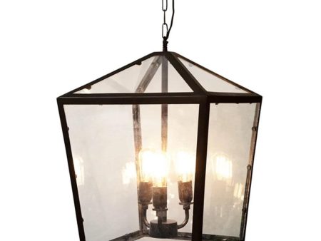 Melrose Pendant Light 3Lt in Black Supply