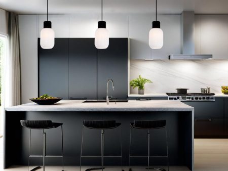 Nori 14 Pendant Light in Black Opal Matt For Cheap