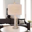 Emilia Giraffe Table Lamp - White, Fabric Shade, 470mm High, PL0066 Online Hot Sale