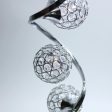 Hazel Chrome & Crystal Table Lamp - 600mm High, PL0074 on Sale